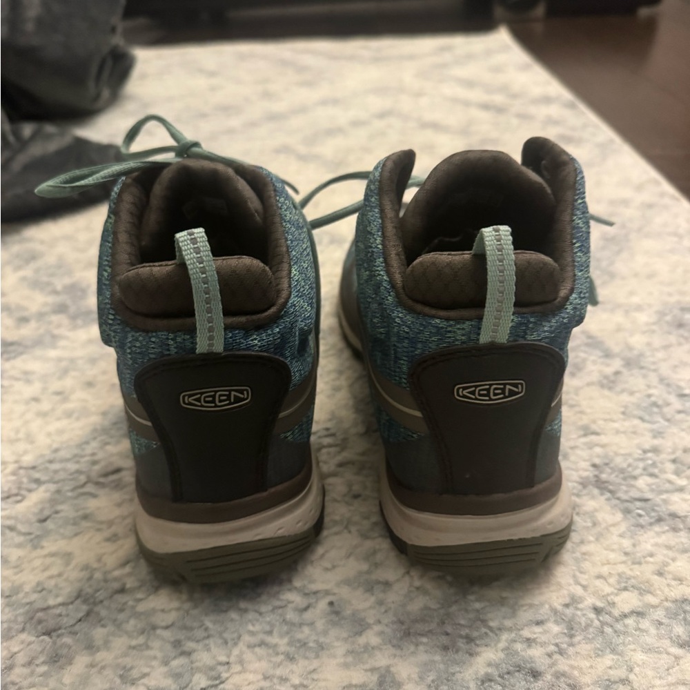 Keen teal and olive women's hiking boots - Picture 3 of 4